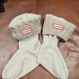 Hunter Cream Boot Socks